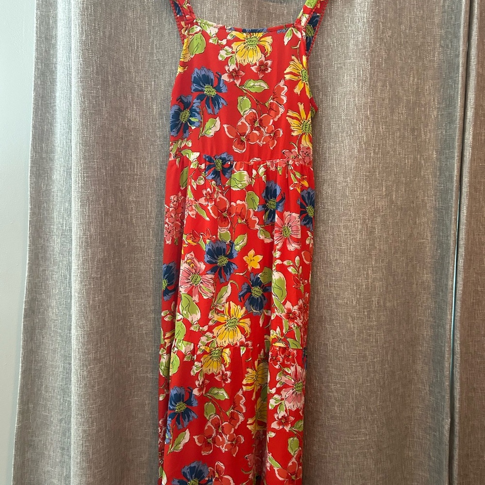 Jessica Simpson Red Floral Dress